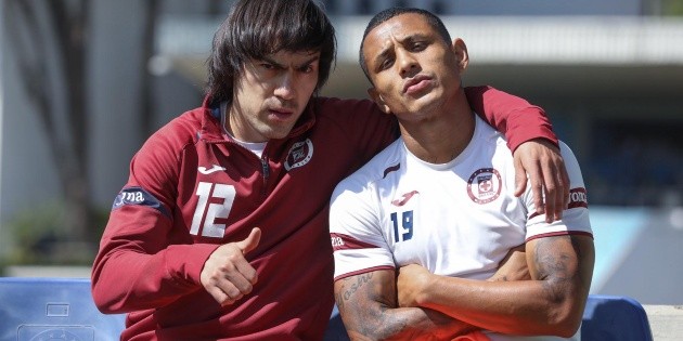 Cruz Azul: Orbelín Pineda and Sebastián Jurado shot “Shaggy” Martínez in a photo