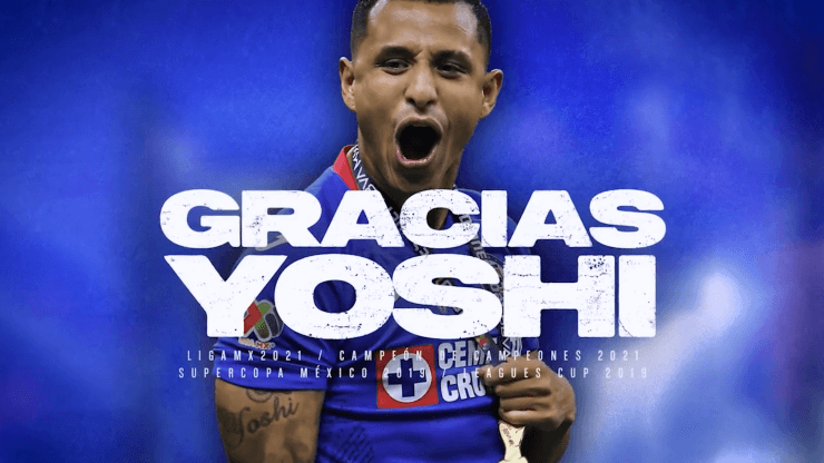 Oficial: Yoshi es la segunda baja de Cruz Azul para el Clausura 2022