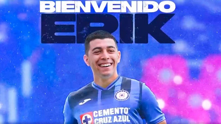 Erik Lira es el cuarto refuerzo de Cruz Azul para el Clausura 2022.