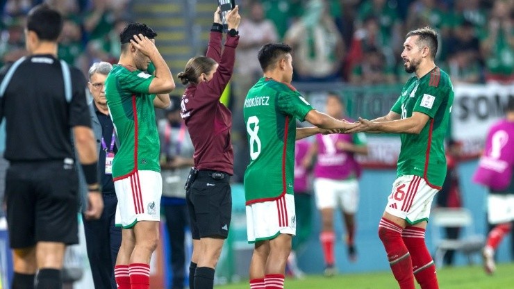 'Charly' Rodríguez entró en la segunda mitad del duelo ante Polonia