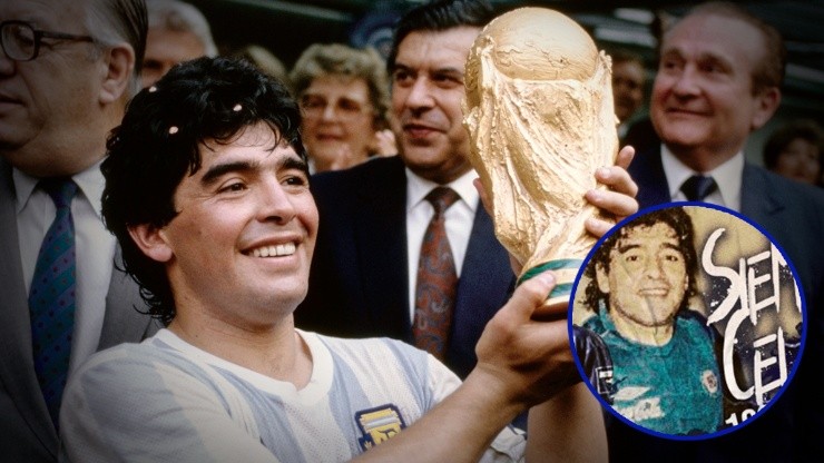 Diego Armando Maradona vistió la camiseta de Cruz Azul en dos ocasiones.