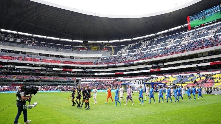 Cruz Azul en el duelo ante el Toluca del pasado 2022