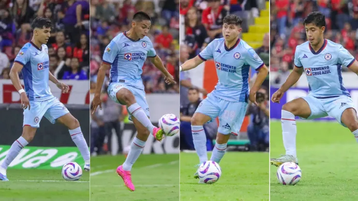 Alan Zubiri, Luis Iturbide, Josué Díaz y Raymundo Rubio debutaron con Cruz Azul.
